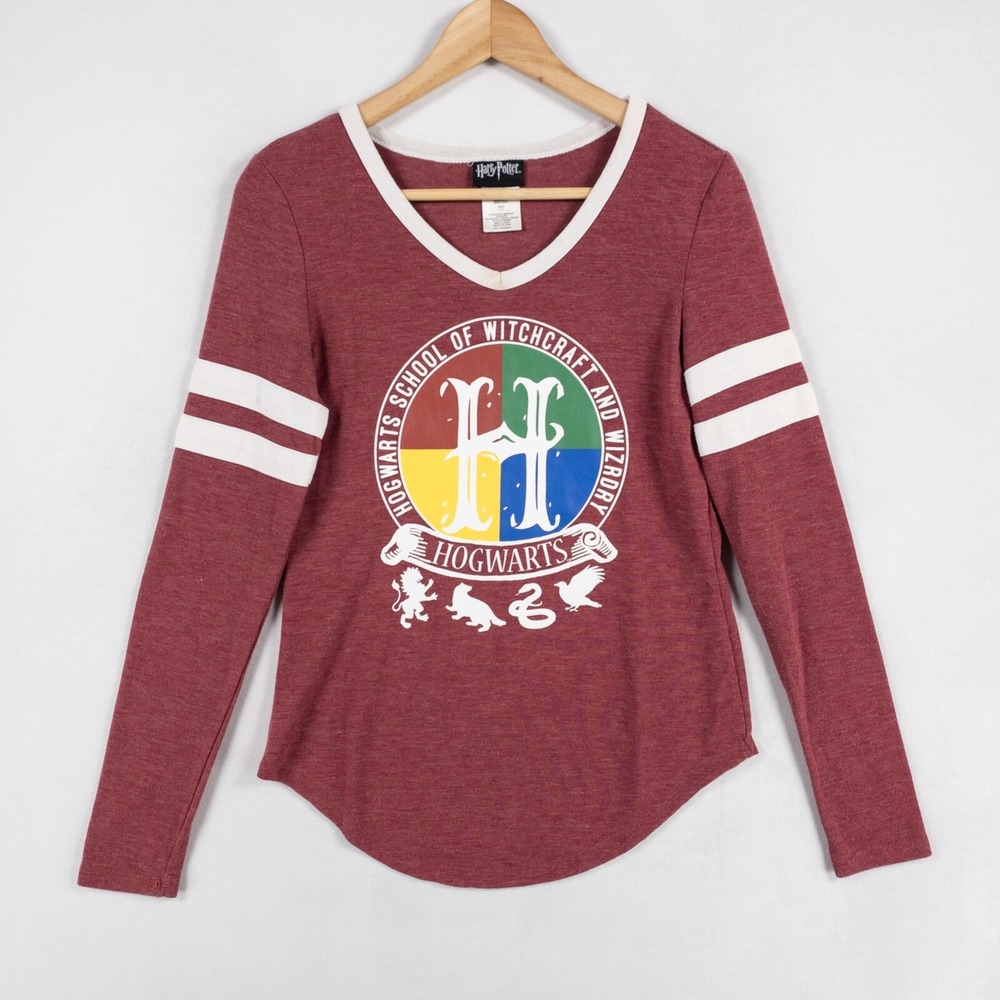 Harry Potter T Shirt XS Red Hogwarts School Of Witchcraft And Wizardry Graphic